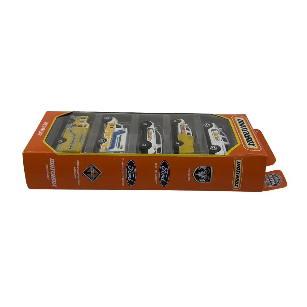 Matchbox 2021 MBX ( Recue Error Package ) Rescue 5 Pack Boone County Vehicles